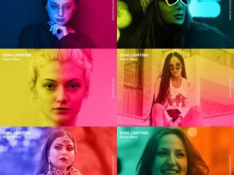 24 Dual Color Lighting Photo Effect Bundle