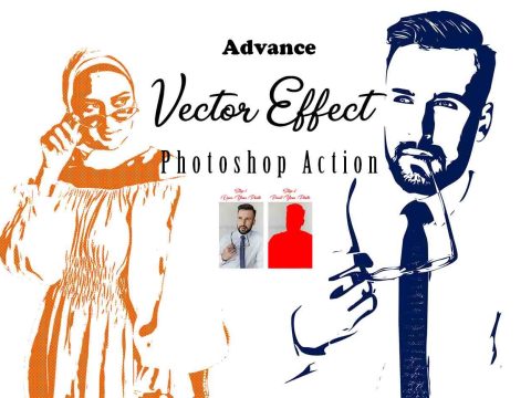 Advance Vector Effect Photoshop Action 12750473