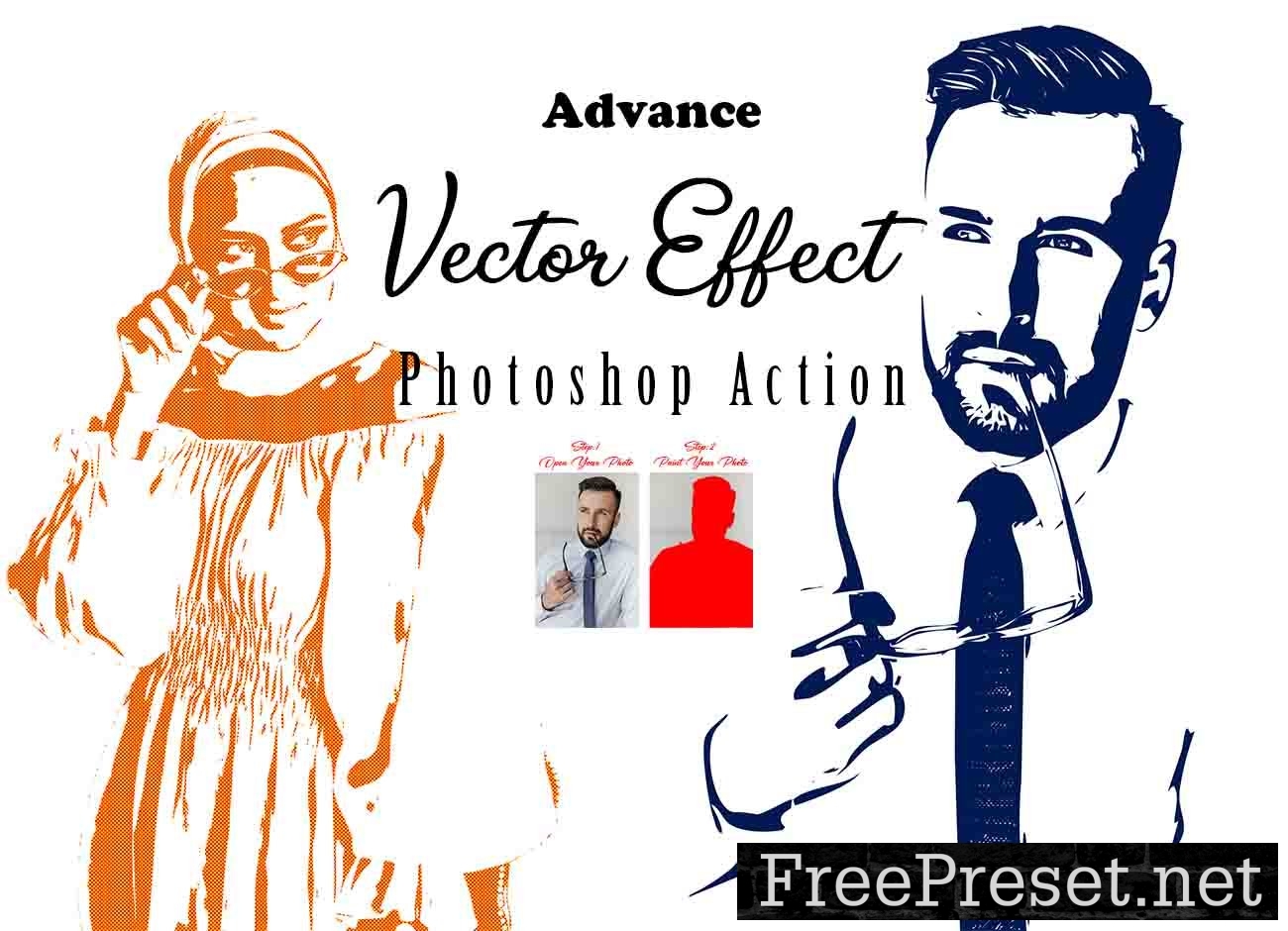 Advance Vector Effect Photoshop Action 12750473