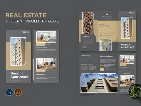 Apartment Trifold Brochure