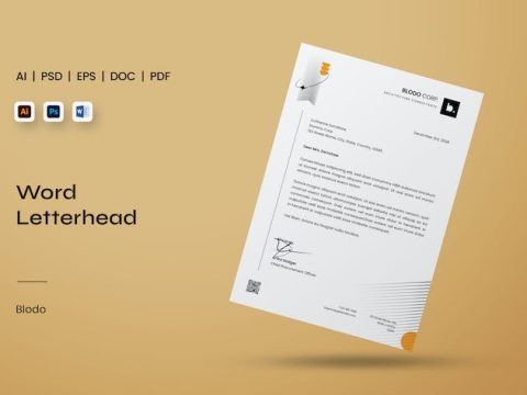 Architecture Word Letterhead | Blodo E5EUWGM