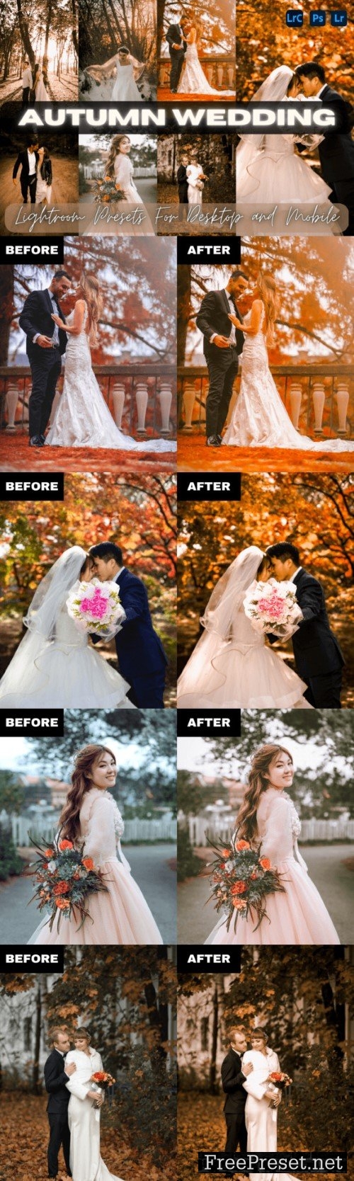 Autumn Wedding Premium Lightroom Presets