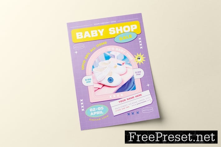 Baby Shop Sale Flyer T7VUK52