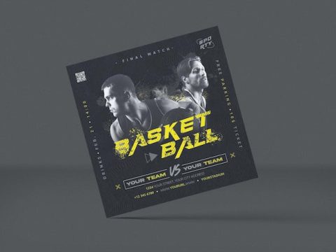 Basketball Flyer A67B7TE