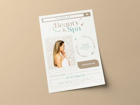 Beauty Spa Flyer LTS8FX9