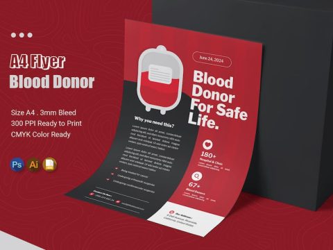 Blood Donor Flyer TK8AX4J