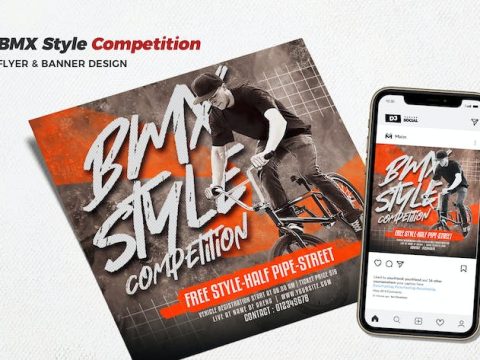 BMX Style Competition Flyer VKN7XCF