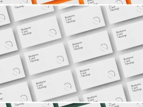 Business Cards Grid Mockup 441683228