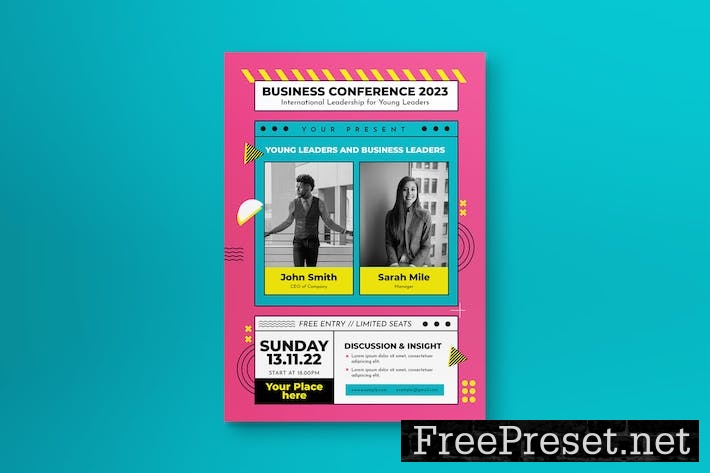 Business Conference Flyer AMQUZ62