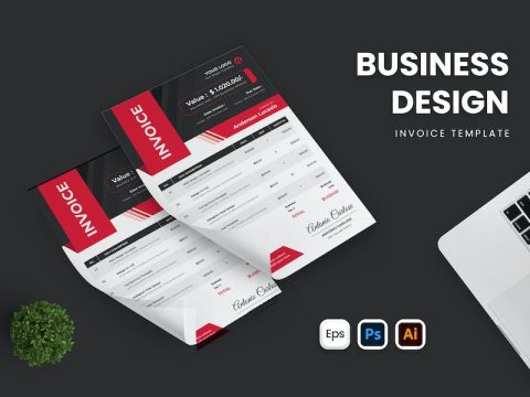 Business Design Invoice 2M2UG5C