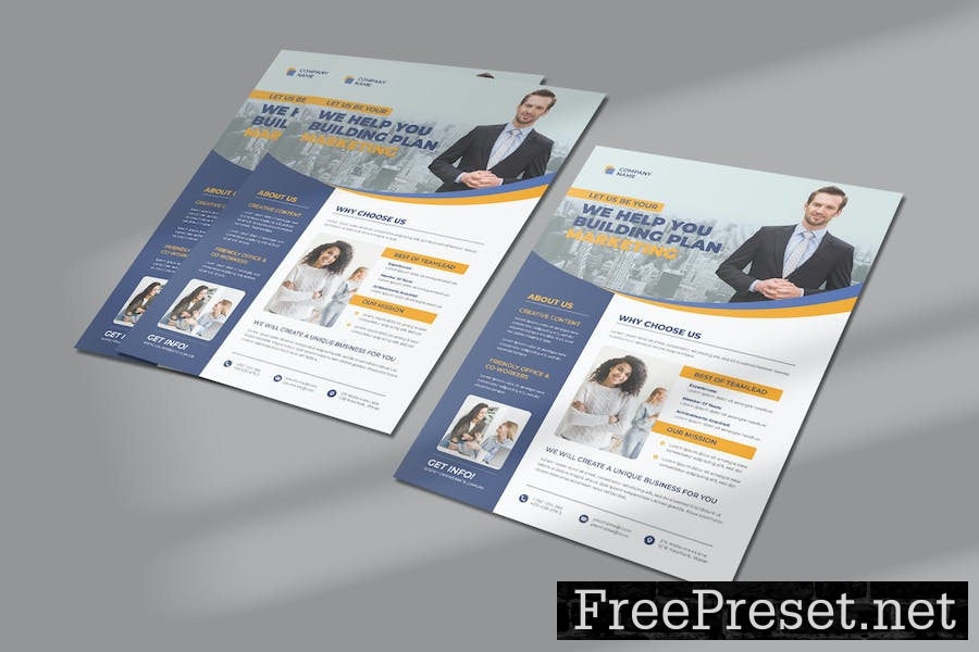 Business Solution Flyer Template S27PGA2