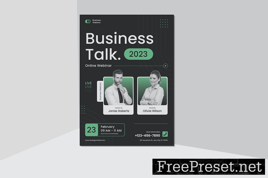 Business Talk Flyer