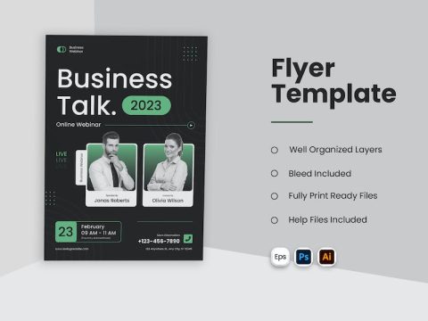 Business Talk Flyer