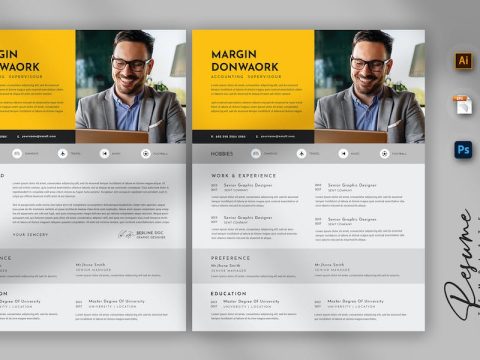 Calleim Creative Resume & CV Template G4Y35R7