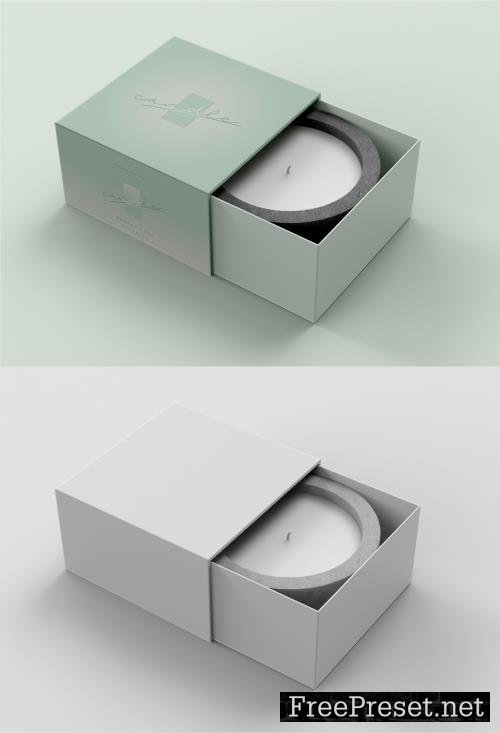 Candle in Box Mockup 456090663