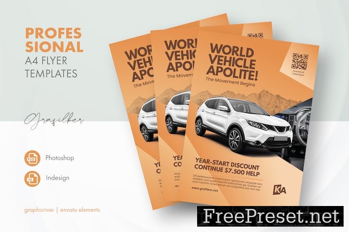 Car Sales Flyer Templates LF8AHRC