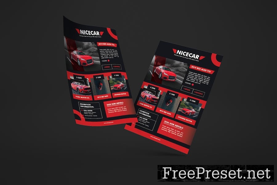 Car Showroom - Automotive Flyer Poster J4XSPAK