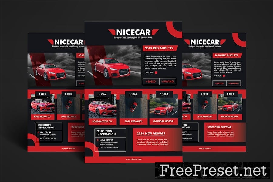 Car Showroom - Automotive Flyer Poster J4XSPAK