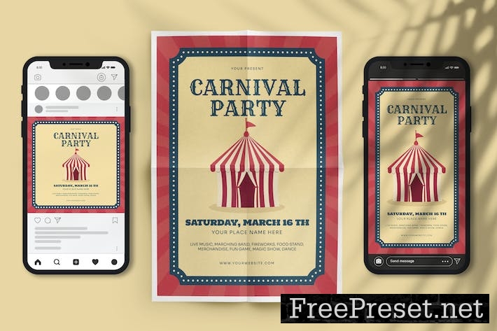 Carnival Flyer Template K2URGUW