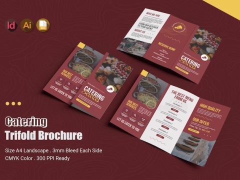 Catering Trifold Brochure