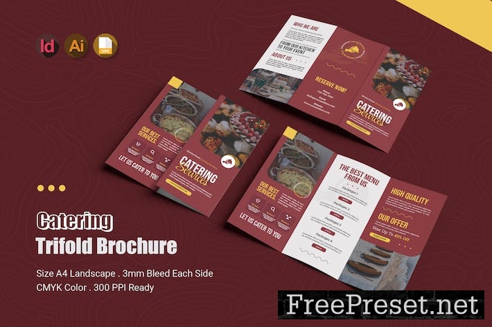 Catering Trifold Brochure