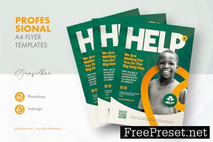 Charity Flyer Templates 9TGN5UT