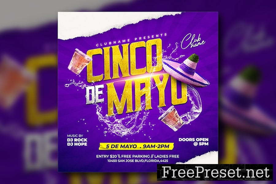 Cinco De Mayo Flyer