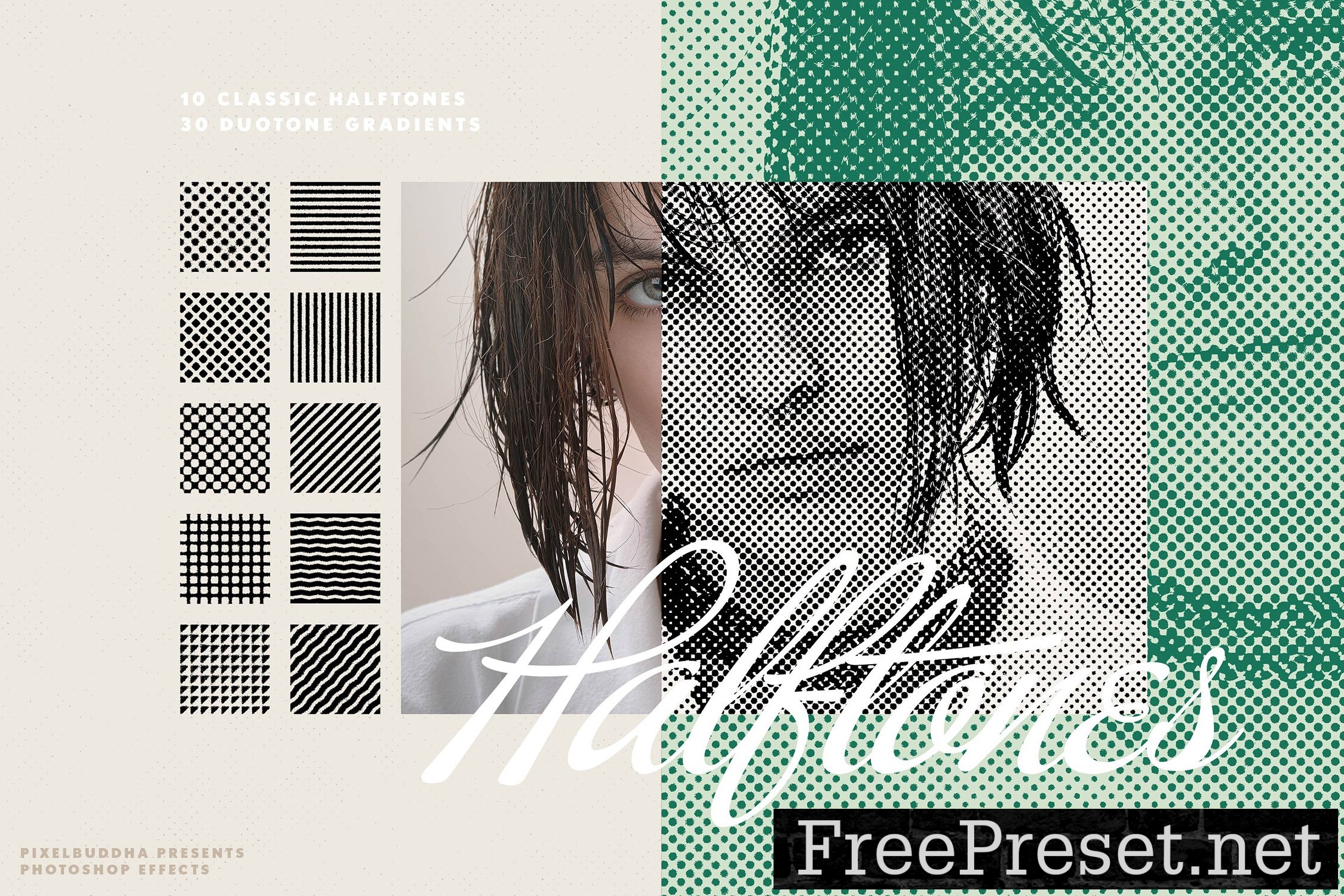 Classic Halftone Photo Effects 11017999