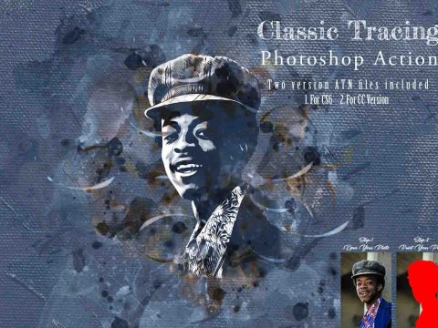 Classic Tracing Photoshop Action 12514364