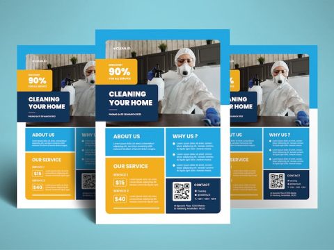 Cleaning Service - Flyer Design Q26UUUA