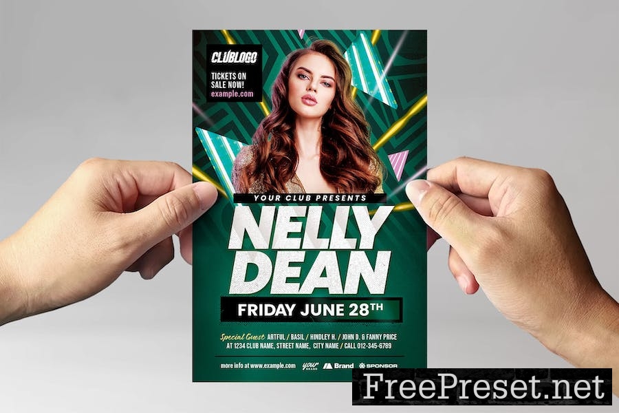 Club Flyer Template FZ3UF2B