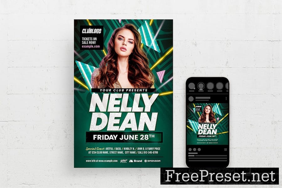 Club Flyer Template FZ3UF2B