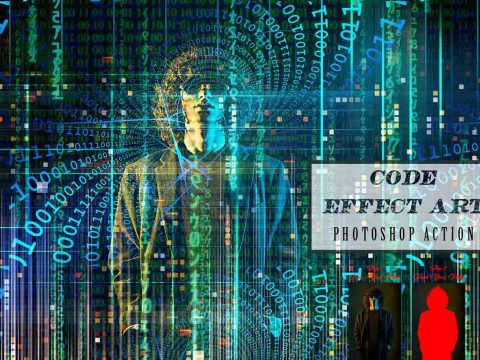 Code Effect Art Photoshop Action 12721971