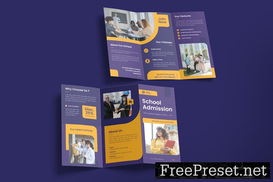 College Education Trifold Brochure