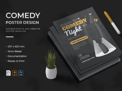 Comedy Night - Poster T7LEWPA