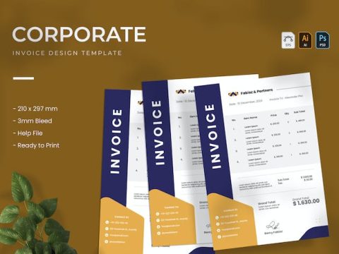 Corporate - Invoice UE52G7D