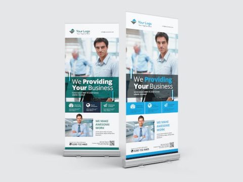 Corporate Roll Up Banner FQWZZ6Z