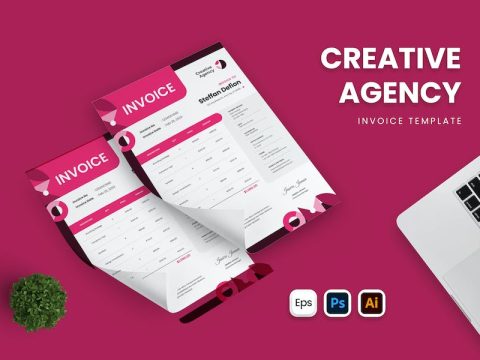 Creative Agency Invoice KUFXUGE