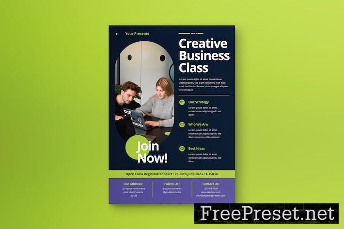 Creative Business Class Flyer PEP8UYP