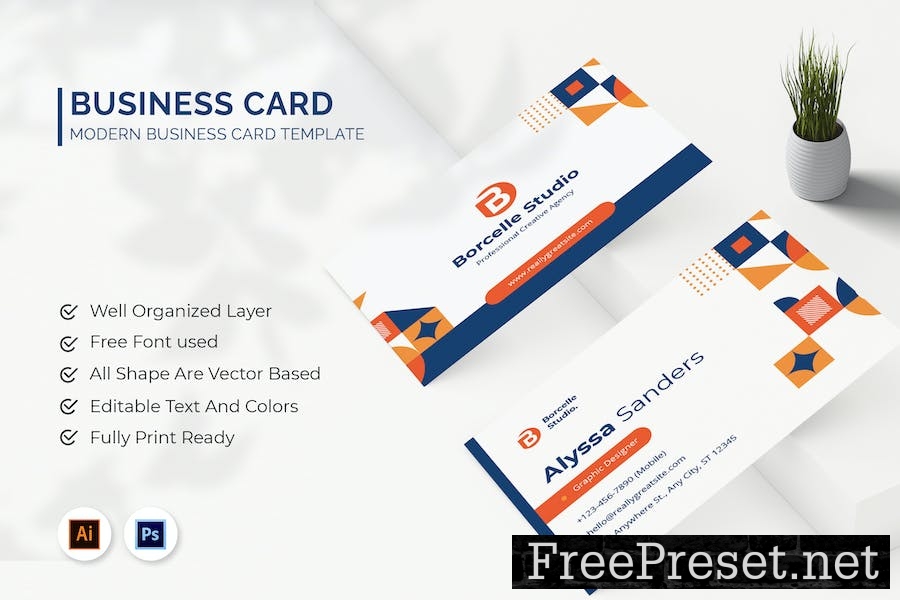 Creative Designer Business Card 8H52NVQ