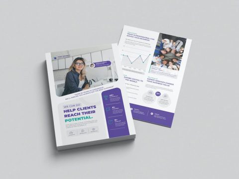 Creative Digital Agency Flyer Template K4TP9QU