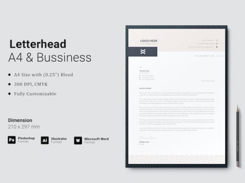 Creative Letterhead Template LPVSW97