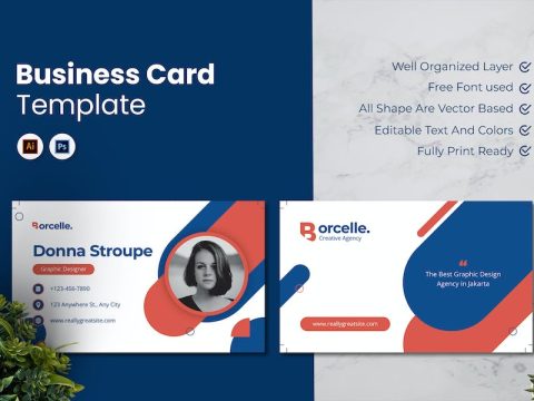 Creative Name Business Card FJT92BF