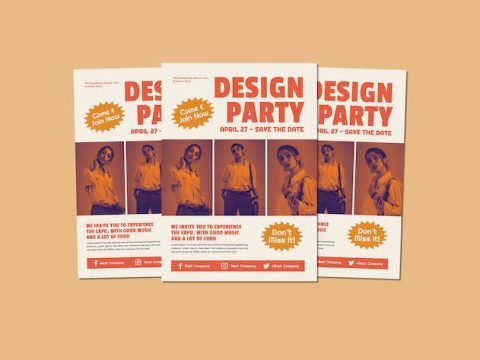 Design Party Flyers CKN48TA