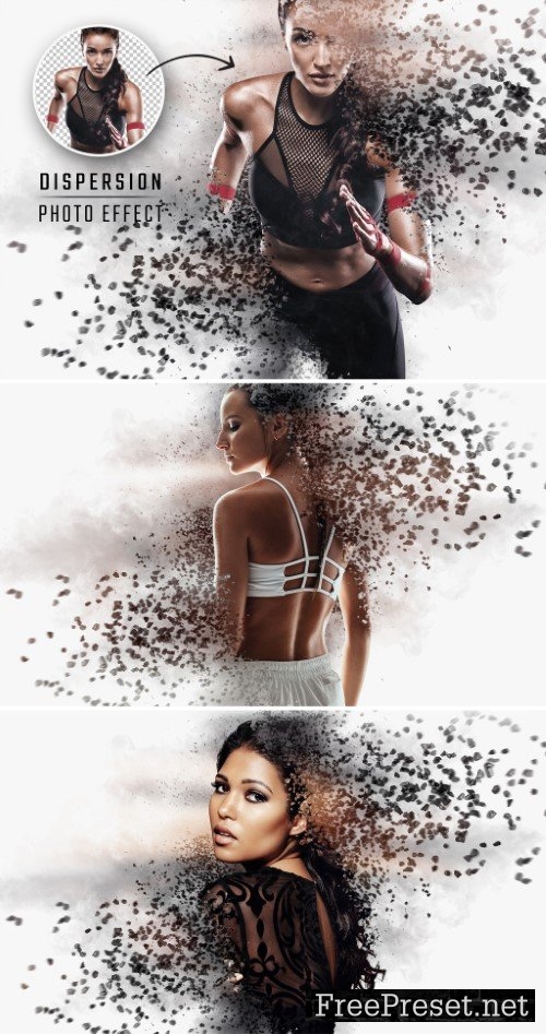 Dispersion Photo Effect with Rock Explosion