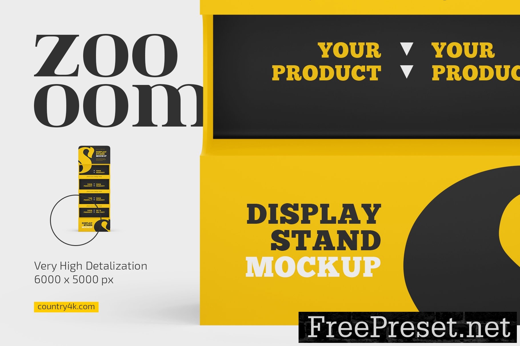 Display Stand Mockup Set 12785159