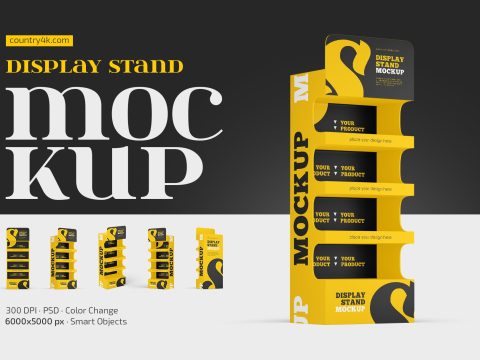 Display Stand Mockup Set 12785159