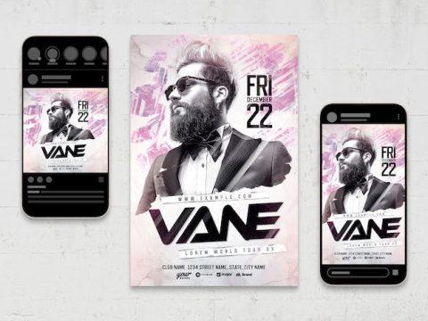 DJ Flyer Template 2HQZ49L