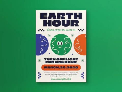 Earth Hour Day Flyer ZS3ZJWZ