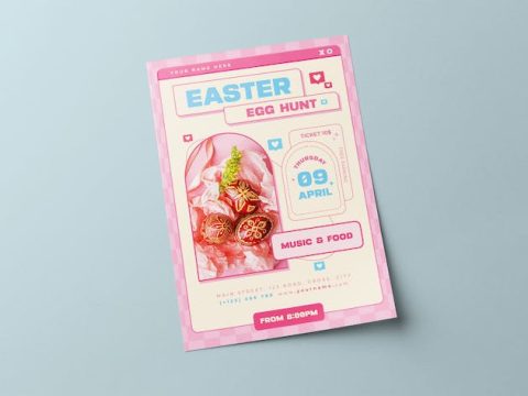 Easter Egg Hunt Flyer 3S92BZJ